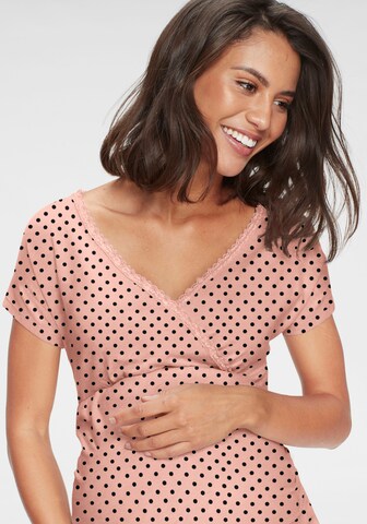 Chemise de nuit LASCANA en rose