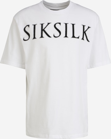 SikSilk T-Shirt in Weiß: predná strana