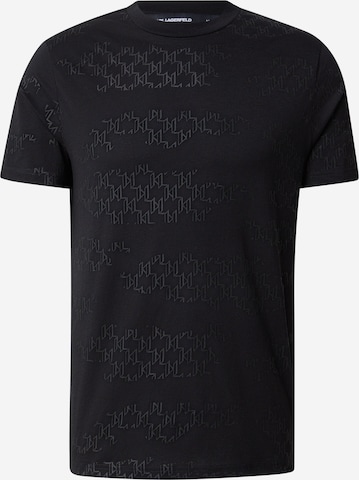 Karl Lagerfeld - Camisa em preto: frente