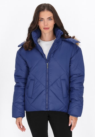 Usha - Casaco de inverno em azul: frente