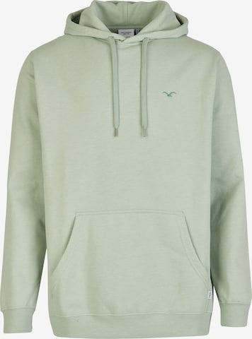 Cleptomanicx Hoodie 'Ligull' in Grün: Vorderseite