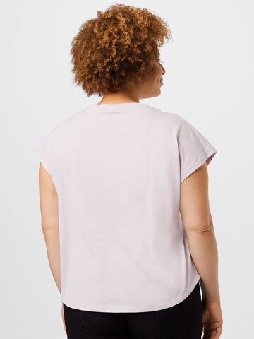 T-shirt 'Lotio' PIECES Curve en violet