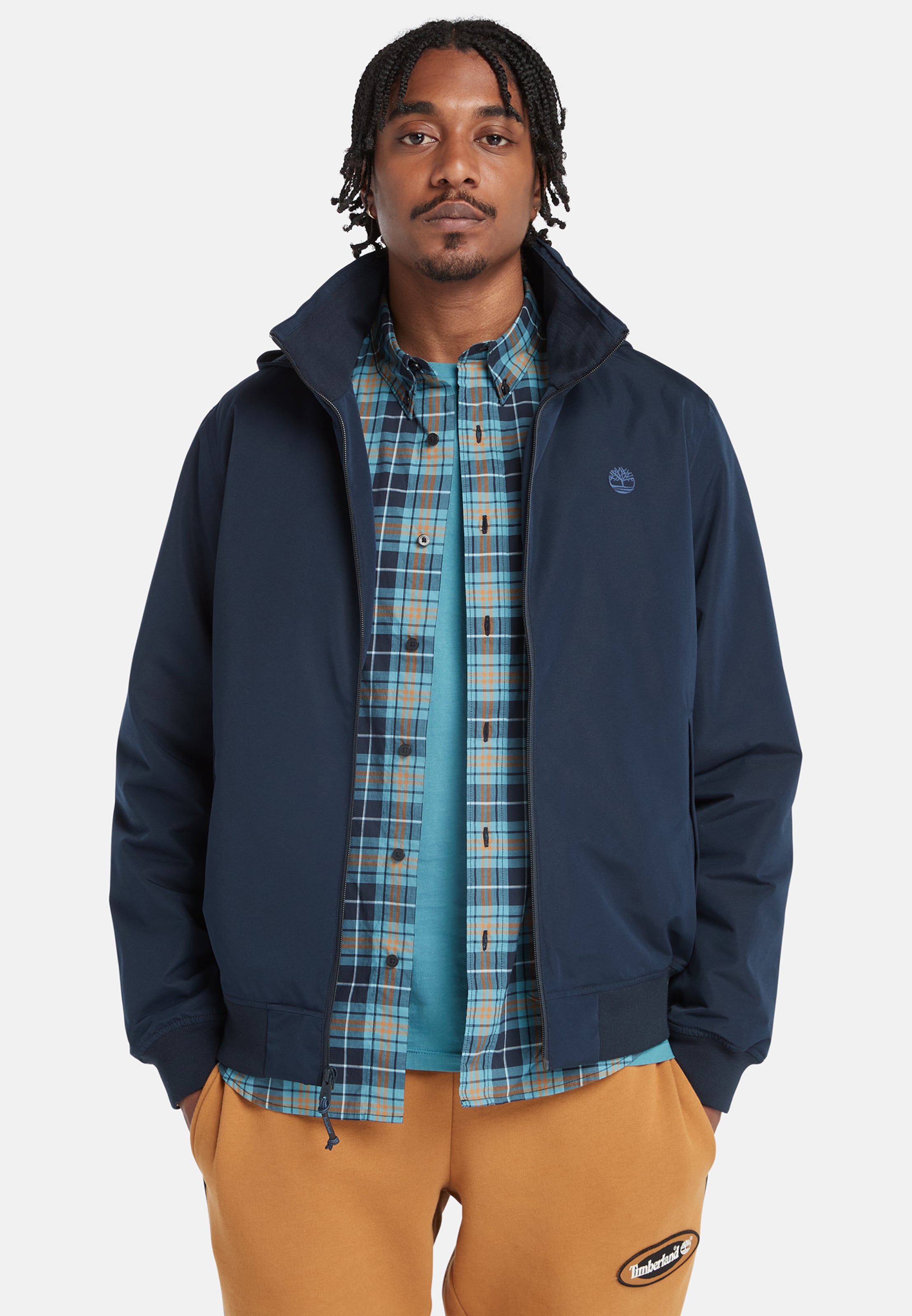 Timberland blue jacket discount