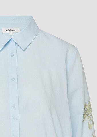 Chemisier s.Oliver en bleu