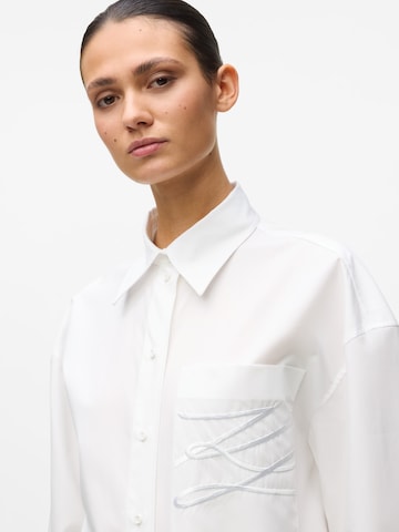 Camicia da donna 'X-Amber Valletta' di Karl Lagerfeld in bianco