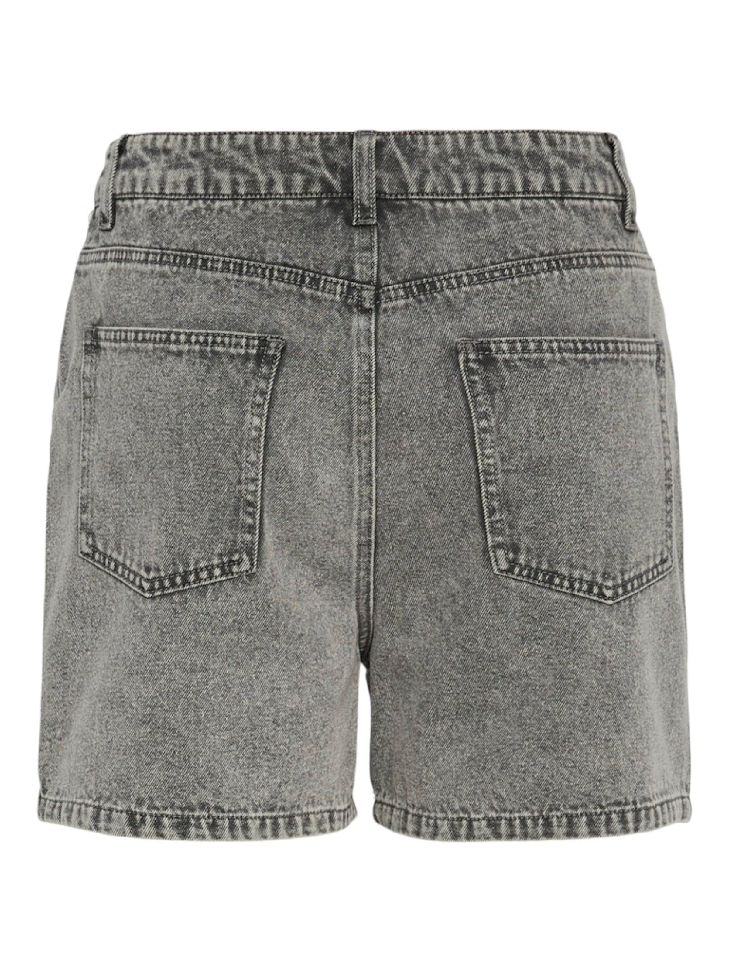 PIECES Baggy Jeans 'PCAbbi' in Grey