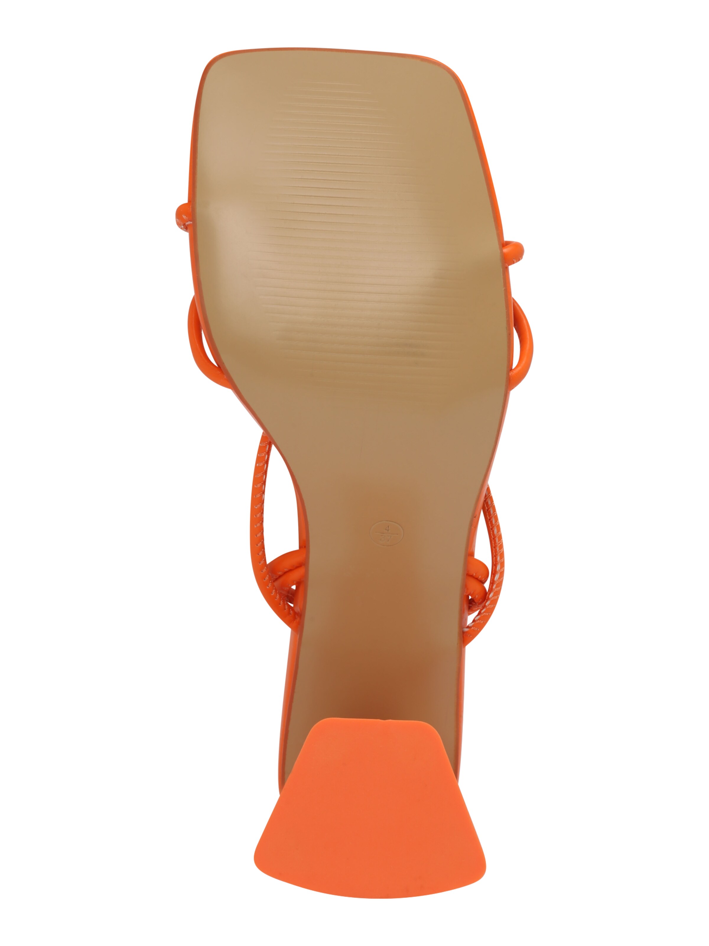 Nasty Gal Strap sandal in Orange