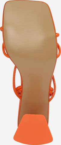 Nasty Gal Strap sandal in Orange