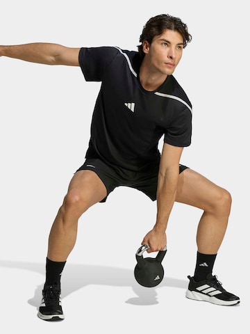 ADIDAS PERFORMANCE Regular Sportbroek in Zwart: voorkant