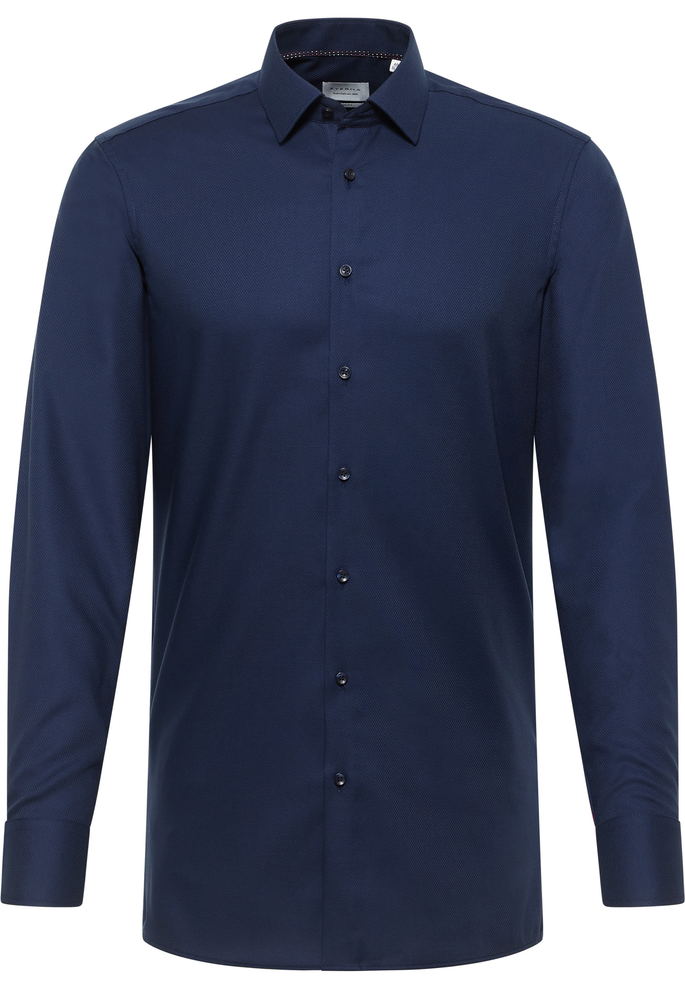 ETERNA Zakelijk overhemd in Blauw: voorkant