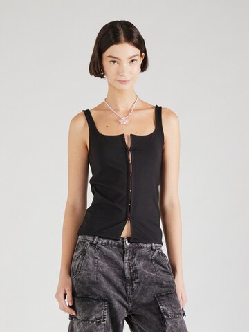 WEEKDAY Top 'Jess' in Schwarz: predná strana