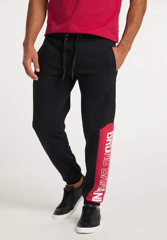 BRUNO BANANI Regular Pants 'James' in Black: front