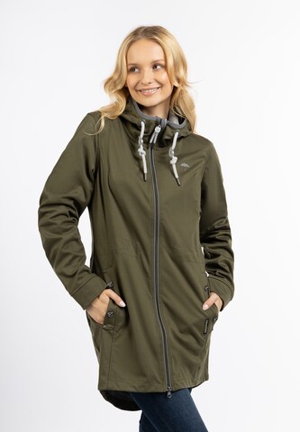 Schmuddelwedda - Chaqueta funcional en verde: frente