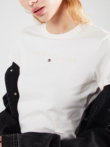 T-shirt Tommy Jeans en blanc