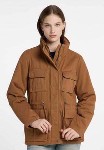 DreiMaster Vintage Winter jacket in Brown: front