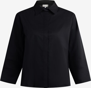 RISA Blouse in Zwart: voorkant