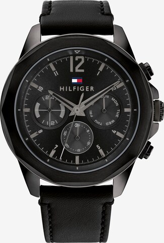 TOMMY HILFIGER Analog Watch in Black: front