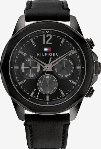 TOMMY HILFIGER Analog Watch in Black: front