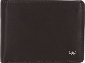 Porte-monnaies 'Polo' GOLDEN HEAD en marron : devant