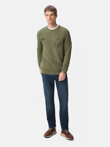 CAMEL ACTIVE Sweater in Green