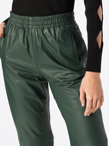 PINKO Loosefit Hose 'TOAST' in Grün