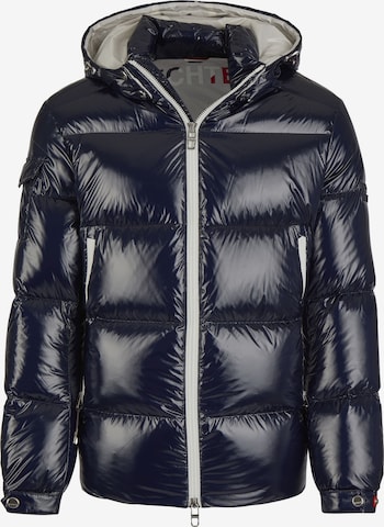 HECHTER PARIS Between-Season Jacket in Blue: front