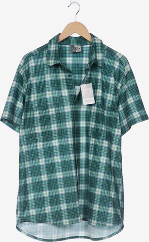 VAUDE Button Up Shirt in XXL in Green: front