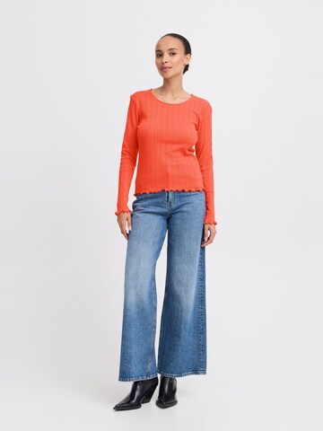 b.young Shirt 'UNICA' in Rot