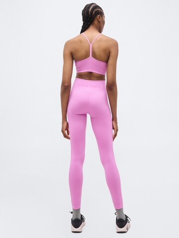 NIKE Skinny Sporthose in Pink
