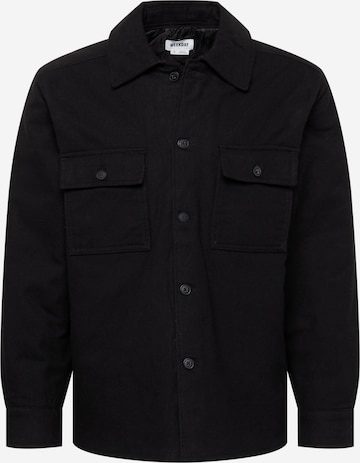 WEEKDAY Prehodna jakna 'Chris' | črna barva: sprednja stran