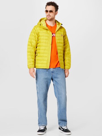 LEVI'S ® Between-Season Jacket 'Presidio Pkbl Hooded Jkt' in Yellow