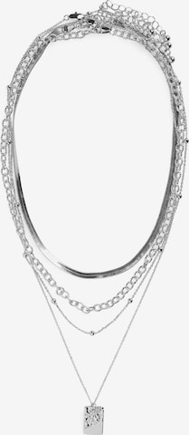 PIECES Necklace 'PCPERNLLE' in Silver: front