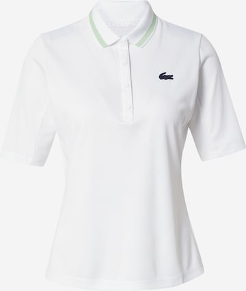 Lacoste Sport Функционална тениска в бяло: отпред
