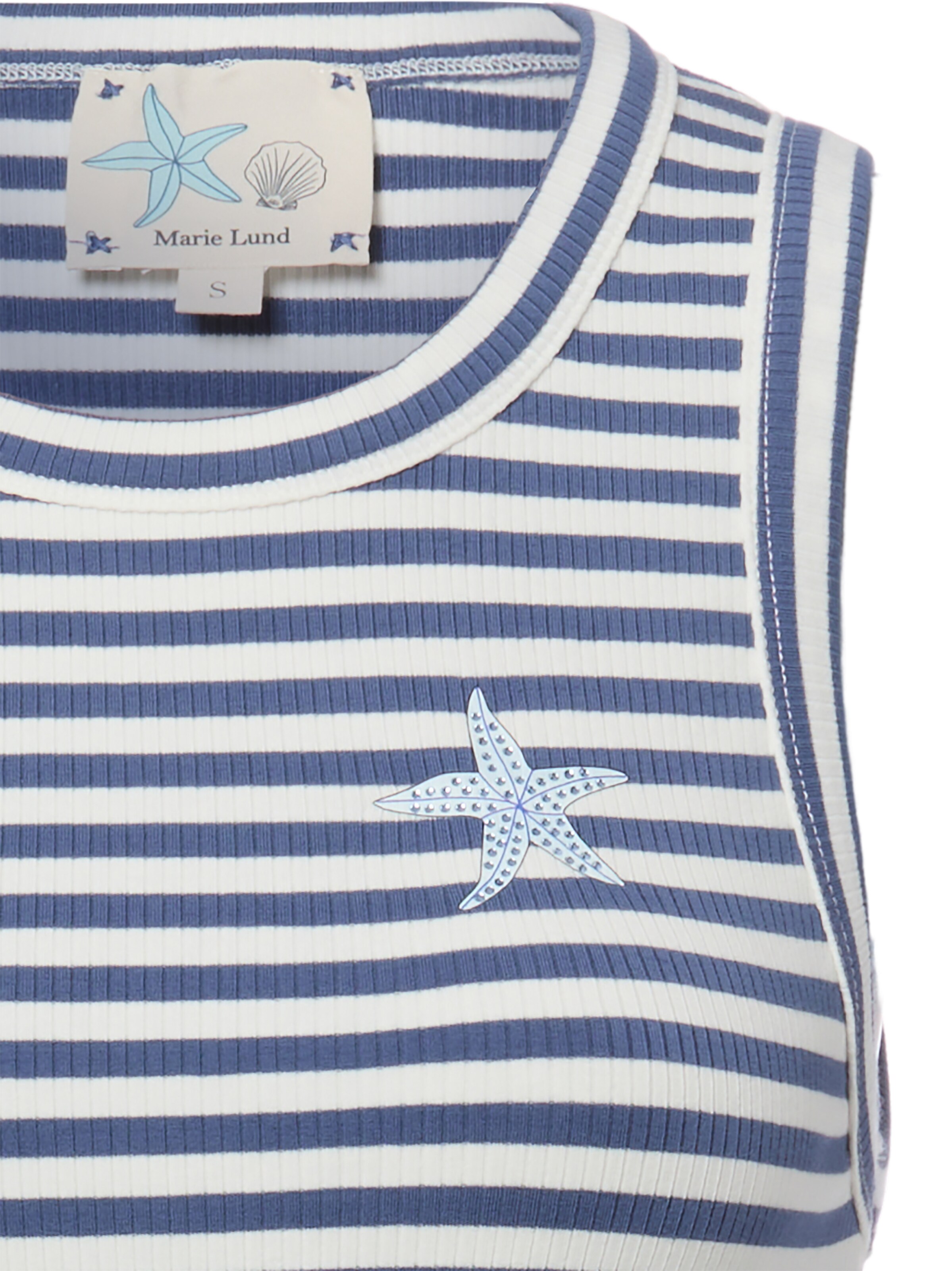 Marie Lund Top in Blauw