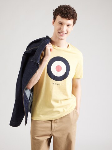 T-Shirt 'Signature Target' Ben Sherman en jaune : devant