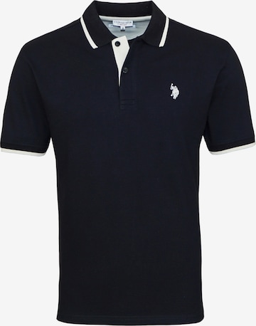 U.S. POLO ASSN. Poloshirt in Schwarz: Vorderseite