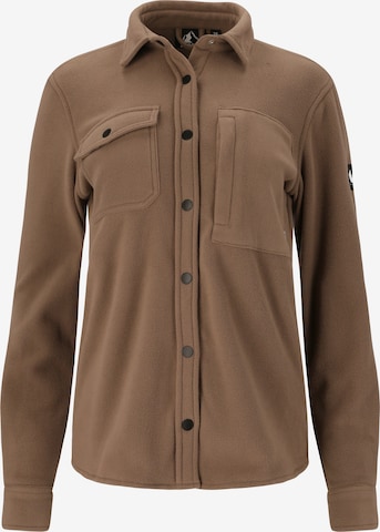 Whistler Functioneel shirt in Bruin: voorkant