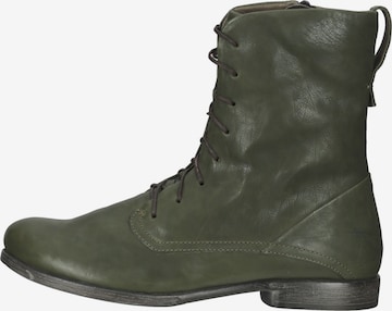 THINK! Lace-Up Ankle Boots in Green