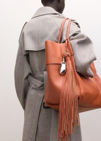 MANGO Key Ring 'Tastas' in Orange