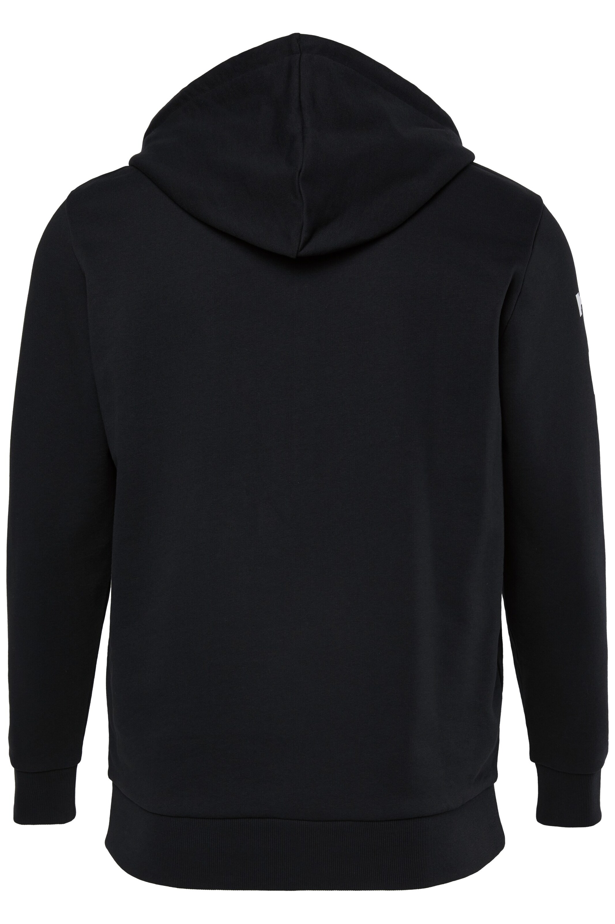 Men Plus Sweatvest in Zwart