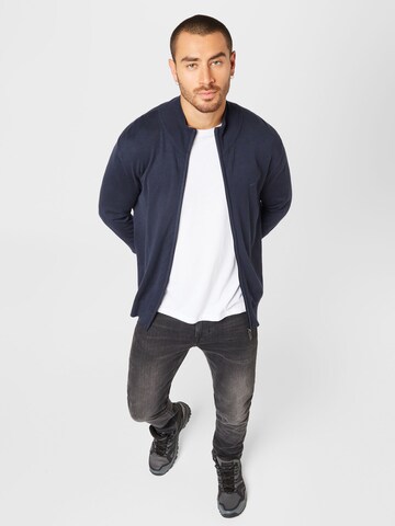 MEXX Gebreid vest 'LIAM' in Blauw