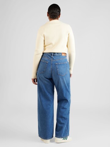 ONLY Curve Wide leg Jeans 'HOPE' in Blauw
