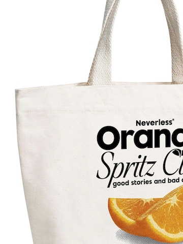 Neverless Strandtasche 'Orange Spritz'‌‌‌‌‌‌‌‌‌‌ in Beige