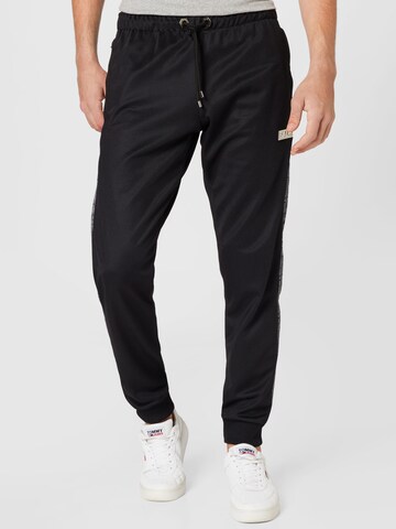 BALR. Tapered Broek 'Jasper' in Zwart: voorkant