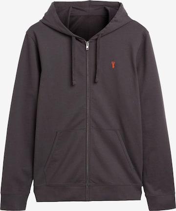 Next - Sudadera con cremallera en gris: frente