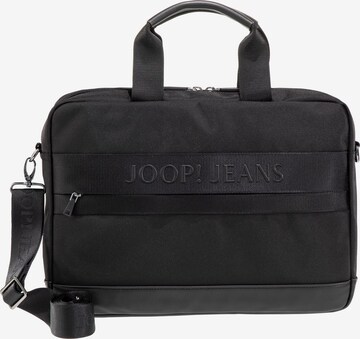 JOOP! Jeans Document Bag in Black: front