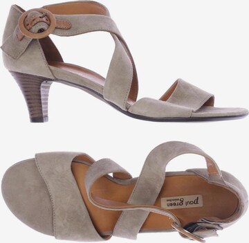 Paul Green Sandalen 38 in Beige: predná strana