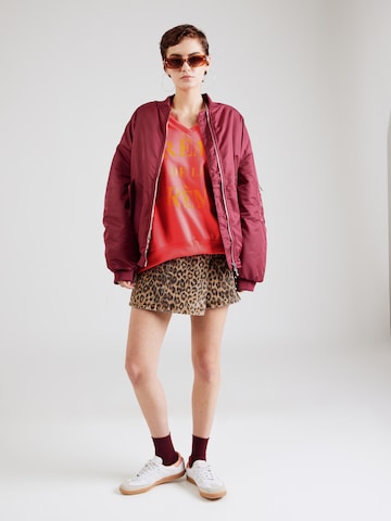 Sweat-shirt 'Creme de la Creme' miss goodlife en rose