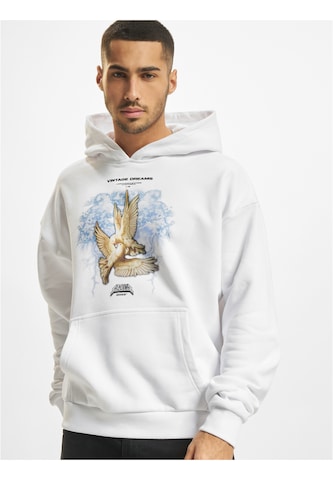 MJ Gonzales Sweatshirt 'Vintage' in White: front