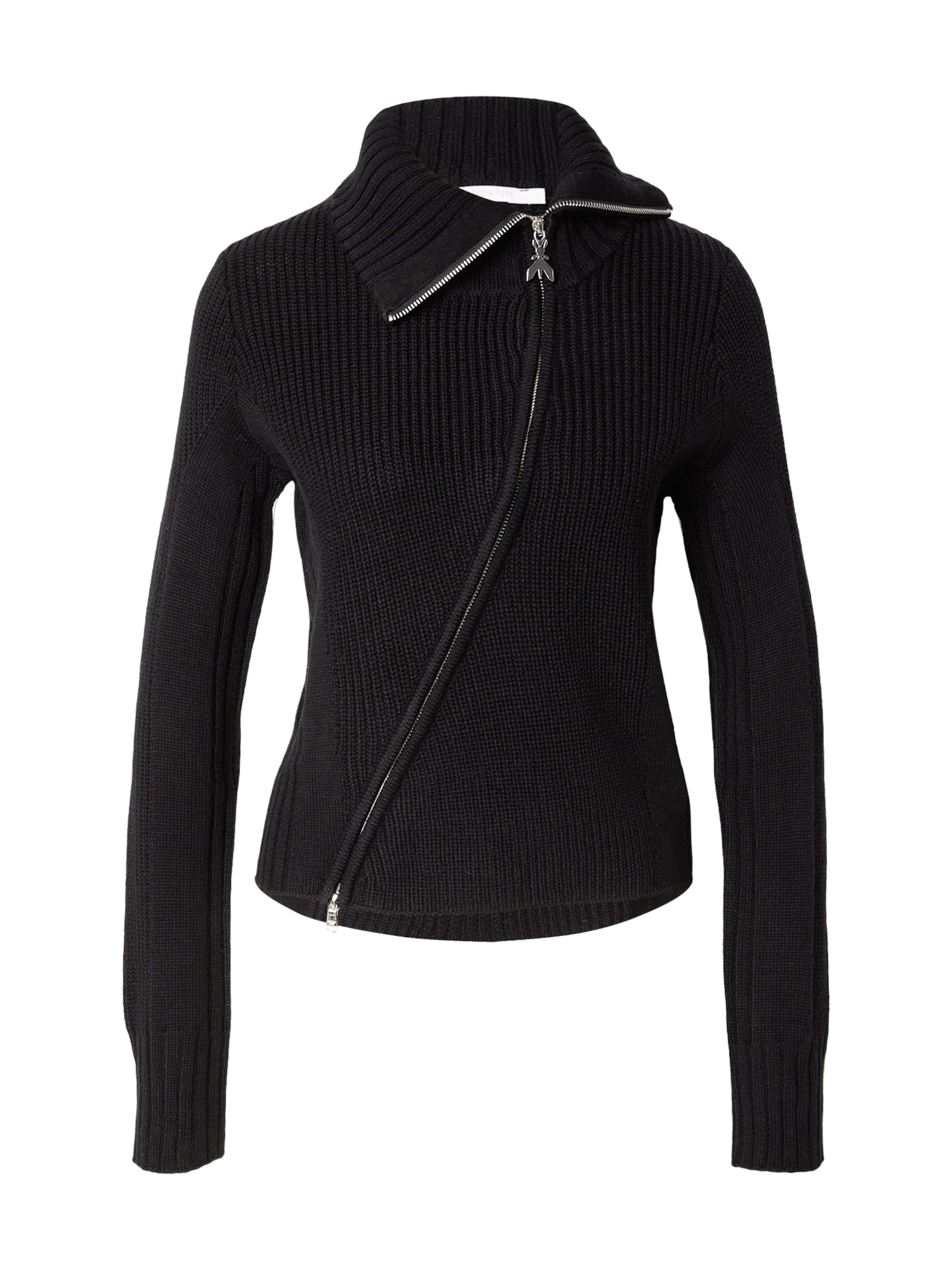 Cardigan PATRIZIA PEPE en noir : devant